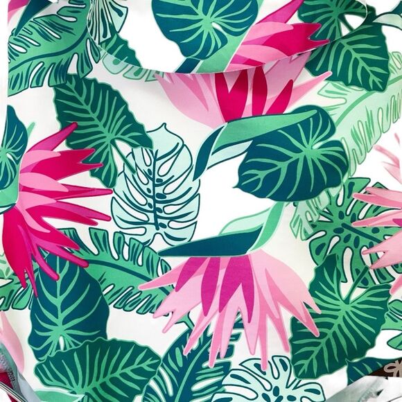 NWT Matilda Jane Palm Tree Paradise One-Piece Ruffle Swimsuit Women’s Size Small - Picture 7 of 16